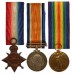 WW1 Submarine Service Casualty Medal Trio - Engine Room Artificer 2nd Class R.C. Gibson, Royal Navy, HM Submarine C29 - K.I.A. 29/8/15