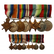 WW1 Battle of Jutland and North Sea Submarine Service 1918, NGSM (Palestine 1936-1939) and WW2 Officer's Medal Group of Eight - Commander G.G. Slade, Royal Navynder