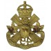 Canadian 49th The Loyal Edmonton Regiment Cap Badge - King's Crown