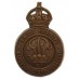 Princess Patricia's Canadian Light Infantry (P.P.C.L.I.) Cap Badge - King's Crown