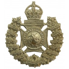 Canadian Royal Winnipeg Rifles Cap Badge - King's Crown