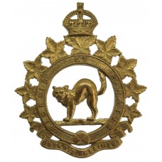 Canadian Ontario Regiment Cap Badge - King's Crown