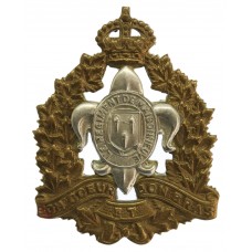 Canadian Le Regiment de Maisonneuve Cap Badge - King's Crown