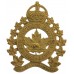 Canadian Lake Superior Scottish Regiment Cap Badge  - King's Crown