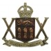 Canadian 20th Saskatchewan Dragoons (Armoured) Cap Badge - King's Crown