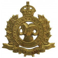 Canadian Rocky Mountain Rangers Cap Badge - King's Crown