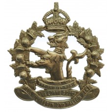 Canadian The Lorne Scots (Peel Dufferin and Halton Regiment) Cap Badge - King's Crown 