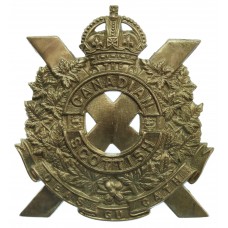 Canadian Scottish Regiment Cap Badge - King's Crown