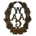 Women's Army Auxiliary Corps (W.A.A.C.) Numbered Cap Badge