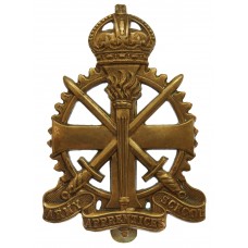 Army Apprentices School Cap Badge - King;s Crown