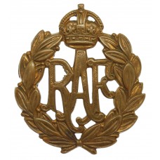 Royal Air Force (R.A.F.) Cap Badge - King's Crown