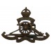 Royal Artillery Officer's Service Dress Cap Badge - King's Crown