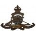 Royal Artillery Officer's Service Dress Cap Badge - King's Crown