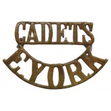 East Yorkshire Cadets (CADETS/E.YORK) Shoulder Title