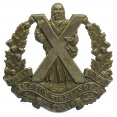Canadian Queen's Own Cameron Highlanders of Canada Cap Badge