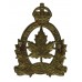 Canadian British Columbia Dragoons Cap Badge - King's Crown 