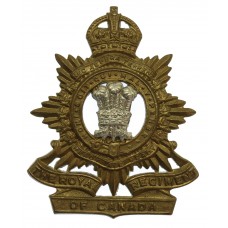 Canadian Royal Regiment of Canada Cap Badge - King's Crown