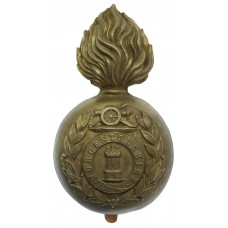 Victorian Worcestershire Artillery Volunteers Busby Plume Holder Badge (c.1865-78)