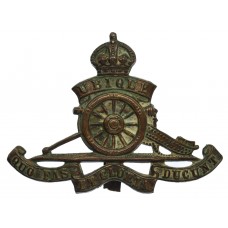 Royal Artillery WW1 Economy Cap Badge