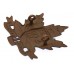  Canadian 97th Infantry Battalion (Toronto Americans) WW1 C.E.F. Cap Badge