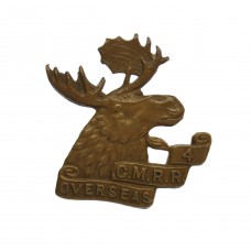 4th Canadian Mounted Rifles WW1 C.E.F. Collar Badge