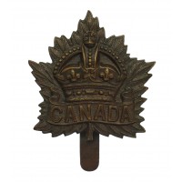 Canadian Canada WW1 General Service Cap Badge