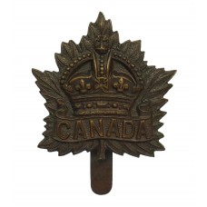 Canadian Canada WW1 General Service Cap Badge