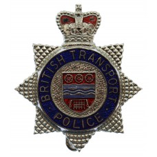 British Transport Police (B.T.P.) Enamelled Cap Badge - Queen's Crown