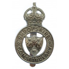 Shropshire Constabulary Cap Badge - King's Crown