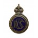 Derbyshire Constabulary Special Constable Enamelled Lapel Badge - King's Crown
