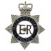 Metropolitan Police Enamelled Cap Badge - Queen's Crown