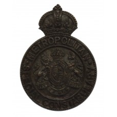 Metropolitan Special Constabulary Bronze Cap/Lapel Badge - King's