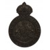 Metropolitan Special Constabulary Bronze Cap/Lapel Badge - King's Crown