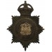 Birmingham City Police Night Helmet Plate - King's Crown