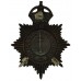 Birmingham City Police Night Helmet Plate - King's Crown