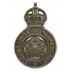 Lancashire Constabulary Cap Badge - King's Crown