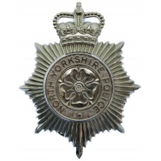 North Yorkshire Police Helmet Plate - Queen's Crown