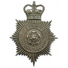 Northampton & County Constabulary Helmet Plate - Queen's Crown