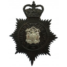 Birmingham City Police Night Helmet Plate - Queen's Crown