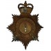 Birmingham City Police Night Helmet Plate - Queen's Crown