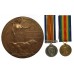 WW1 Campion Brothers Casualty Medal Group