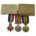 WW1 Campion Brothers Casualty Medal Group