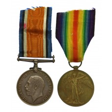WW1 British War & Victory Medal Pair - Tpr. R.C. Ward, 1st Life Guards