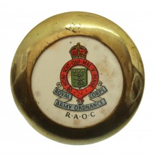 Royal Army Ordinance Corps (R.A.O.C.) Sweetheart Brooch - King's Crown