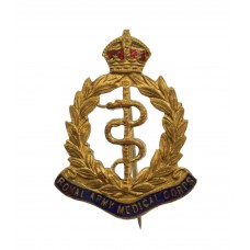 Royal Army Medical Corps (R.A.M.C.) Brass & Enamel Sweetheart