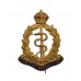 Royal Army Medical Corps (R.A.M.C.) Brass & Enamel Sweetheart Brooch - King's Crown