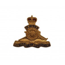 Royal Artillery Sweetheart Brooch/Lapel Pin Badge - Queen's Crown