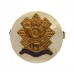 Highland Light Infantry (H.L.I.) Mother of Pearl Sweetheart Brooch - King's Crown