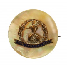 Norfolk Regiment Mother of Pearl Sweetheart Brooch