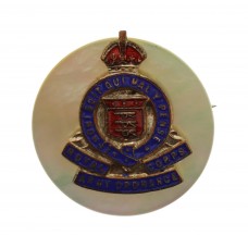 Royal Army Ordinance Corps (R.A.O.C.)  Mother of Pearl Sweetheart